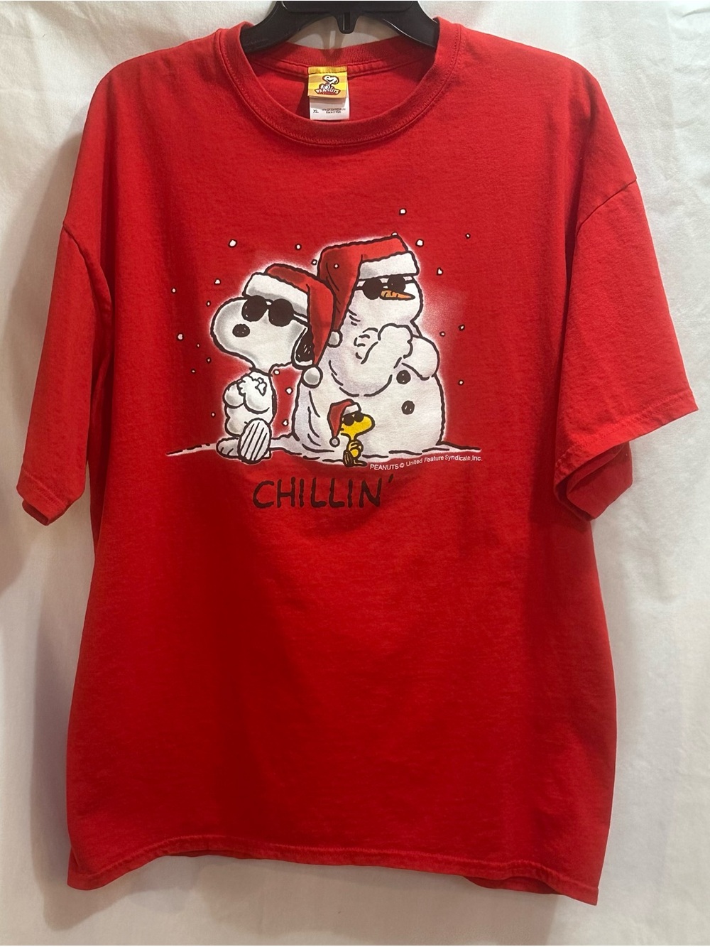 Peanuts 'Chillin' Snoopy Red Tee